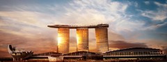 Flying-Cam, Close Range Aerial Filming, Marina Bay Sands