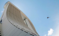 Flying-Cam, Close Range Aerial Filming, Marina Bay Sands