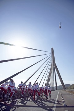 Flying-Cam, Close Range Aerial Filming, Tour de France 2012
