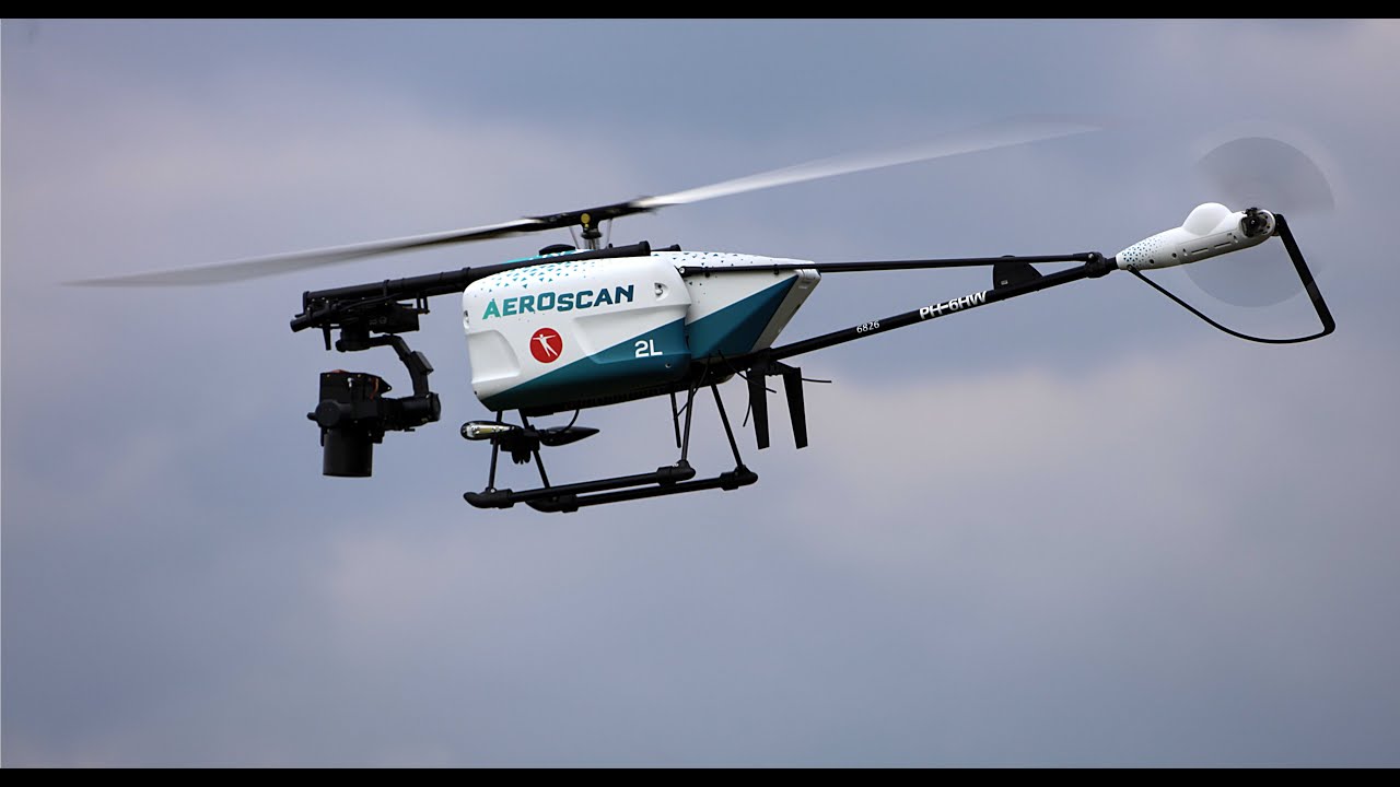 Flying-Cam SARAH 4.0 Unmanned Single Rotor Helicopter was Chosen by AEROSCAN in the Netherlands.